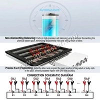 Probador de Baterías de Iones de Litio de 5V 30A con Ciclo Automático y Equilibrio, 10 Canales para Pruebas de Capacidad y Grado de Baterías Cilíndricas, de Bolsa y Prismáticas