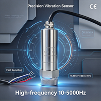 Transmitter Getaran CE RS485 3-Axis MEMS Frekuensi Tinggi Akselerometer Parameter Lengkap 10-5000Hz untuk Mesin Putar Kecepatan Tinggi