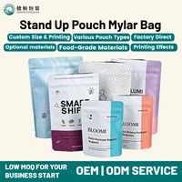Sachet Doypack Personnalisé OEM ODM en Mylar Imprimé pour Emballage de Grains de Café, Thé, Snacks, Bonbons – Fermeture Ziplock Sécurisée, Anti-Odeur, Qualité Alimentaire