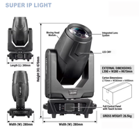 450W LED 3-in-1 Moving Head Light mit CMY-Farbmischung, Zoom, Musterprisma, DMX, RDM – Bühnen-Beam-, Wash- und Spot-Licht für Clubs, Konzerte und Events