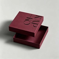 Boîte cadeau personnalisée en deux parties avec logo sur mesure pour l'emballage de cosmétiques, fabricant de boîtes rigides en papier