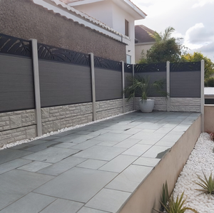 <span class=keywords><strong>Valla</strong></span> <span class=keywords><strong>de</strong></span> Privacidad para Jardín WPC para Exteriores, Protección Visual Total, Duradera, Resistente al Agua y Fácil <span class=keywords><strong>de</strong></span> Instalar - Product Image 5