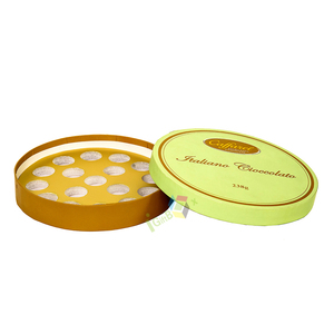 Hộp tròn sô cô la hộp tròn với thiết kế đầy màu sắc hộp tròn cho thực phẩm - Product Image 2