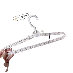 Séchoir à linge télescopique pliable en plastique pour usage domestique, idéal pour suspendre couettes, draps et serviettes de bain – Conception peu encombrante - Product Image 3