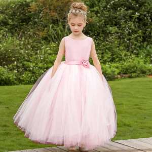 Vestido <span class=keywords><strong>de</strong></span> Princesa <span class=keywords><strong>de</strong></span> Satén para Niña <span class=keywords><strong>de</strong></span> Primera <span class=keywords><strong>Comunión</strong></span>, Fiesta, Boda, Cumpleaños, Blanco - Product Image 2