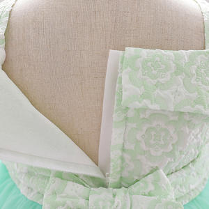 Robe de princesse pour filles un an anniversaire fleur fille <span class=keywords><strong>tenue</strong></span> été rose ponton robe pour 1-6 ans - Product Image 4