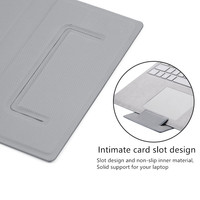 Support pliable et réglable en cuir PU pour tablettes et ordinateurs portables, léger, pratique, vertical, avec refroidissement, ergonomique