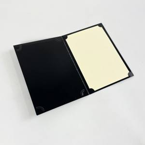 Карманная мини-папка на заказ с вырезанным дизайном, листом для вина, рекламная продукция, Высококачественная цифровая печать - Product Image 1