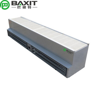 Baxit Industrial Air Curtain <b>Fan</b> 6M Height Aluminum Alloy Axial <b>Fan</b> Electric Power Button Control <b>Silver</b> Color - Product Image 3