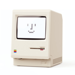 Reloj Despertador Maclock Inspirado en Macintosh, Estilo <span class=keywords><strong>Retro</strong></span> Nostálgico Geek, Regalo de Cumpleaños, Simulación de Pantalla <span class=keywords><strong>CRT</strong></span>, Termómetro - Product Image 5