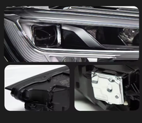 AURON Nouveau Phare Avant à LED 32V Haute Luminosité, Mise à Niveau 12V, 6000K, Éclairage Blanc pour Audi A3 2017-2021