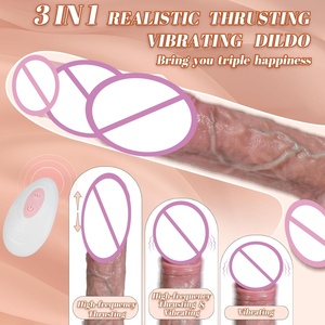 Juguete Sexual, Dildo Realista para Mujeres, Masajeador de Punto G Vaginal, Masturbación Femenina, Dildo Súper Grande, Dildo con Movimiento de Empuje para Mujeres - Product Image 4