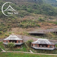 Maisons préfabriquées, suite de tente de luxe pour complexe hôtelier avec 2 chambres, Glamping De Lujo pour camping de luxe