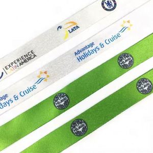 Wholesale Eco Friendly Recycled PET Environmental <b>Lanyard</b> Heat Transfer Printing With Custom Logo - Product Image 2