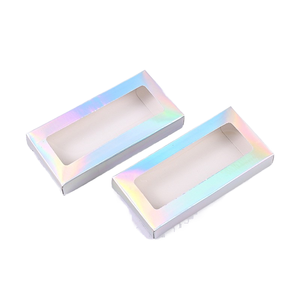 Luxury Embossing Printing Rigid Cosmetic Corrugated Board Colored Nail Board <b>Mascara</b> Packaging Recyclable Four-Color Printing - Product Image 1