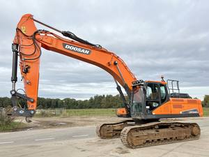 Excavadora sobre orugas Doosan DX340LC, equipo pesado usado con componente de motor central, garantía de 1 año, estado original a la venta - Product Image 6