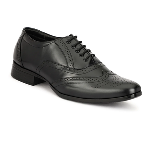 Chaussures à enfiler en cuir véritable noir pour hommes, légères, durables, style décontracté et formel, coupe régulière, confortables, pour le travail et le quotidien - Product Image 1