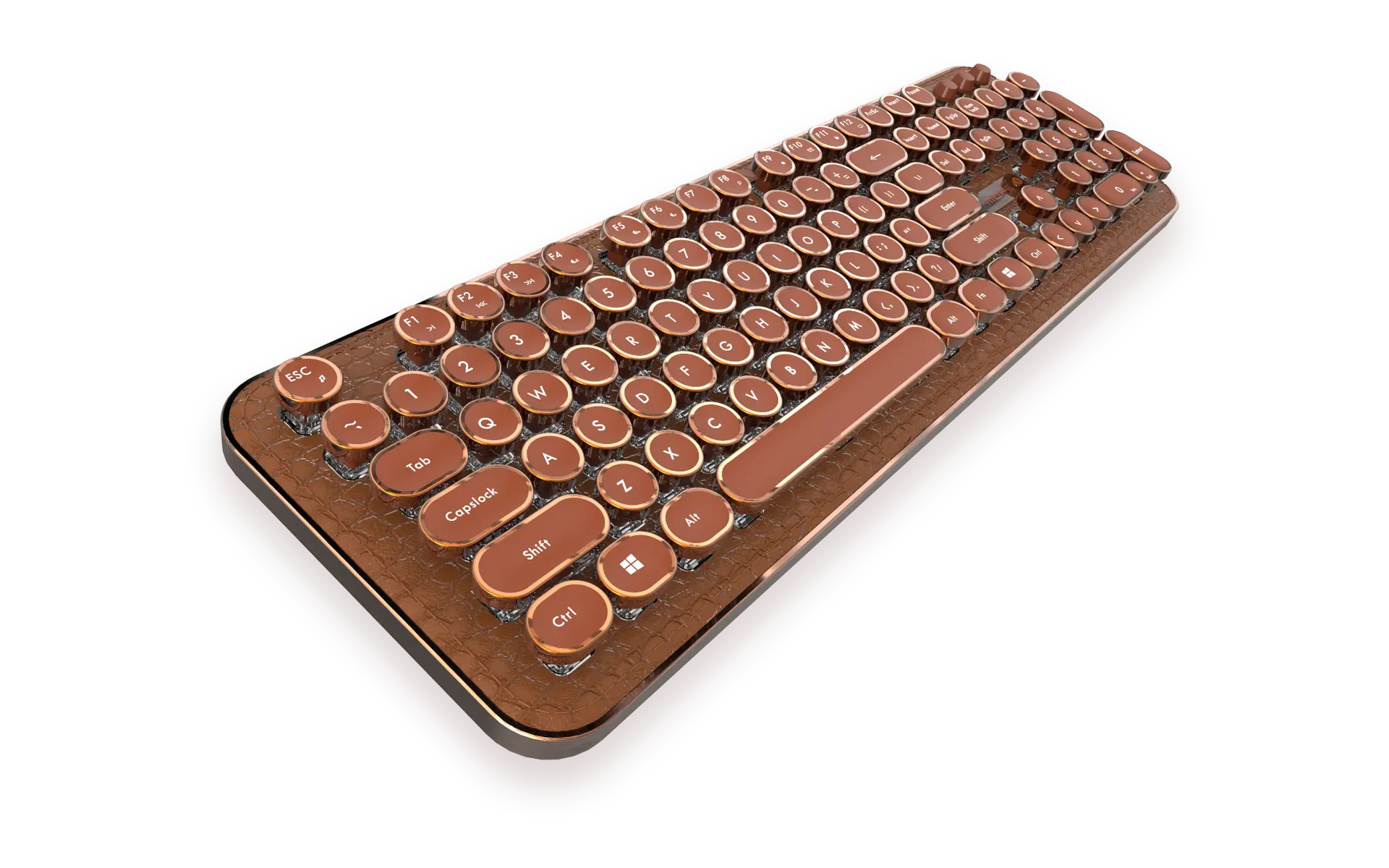 GEEZER keyboard bercahaya mekanik, keyboard gaming tanpa konflik ukuran penuh dan elegan untuk orang