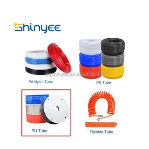Shinyee mangueira pneumática cortadora, tubo pneumático pu pa pe 8mm, tubo de ar, flexível, fabricação de tubos de poliuretano