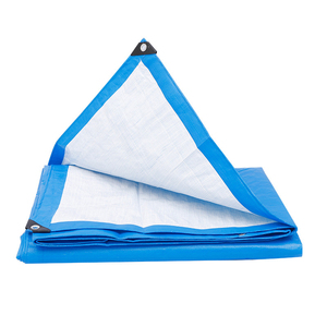Bâche PE imperméable double face avec protection solaire tissée dense, bâche universelle pour camions agricoles et camping - Product Image 1