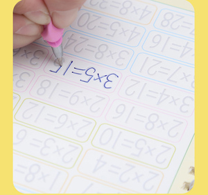 Cuaderno de Caligrafía Reutilizable, 4 Piezas, Cuaderno Mágico para Practicar Inglés, Cuaderno de Caligrafía, Cuadernos de Impresión para Niños - Product Image 6