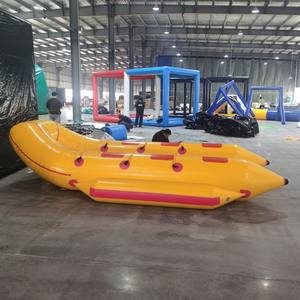 เรือกล้วยเป่าลมสำหรับ 6 คน ใช้สำหรับลากจูง ตกปลา และกีฬาทางน้ำสำหรับกลุ่ม - Product Image 3