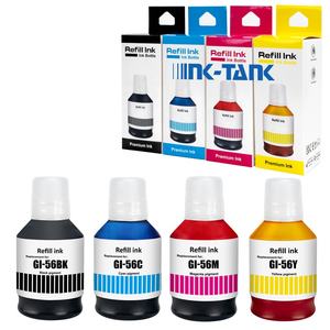 <span class=keywords><strong>ENCRE</strong></span>-TANK GI56 GI 56 GI-56 <span class=keywords><strong>Encre</strong></span> de recharge de bouteille à base d'eau en vrac de couleur Compatible Premium pour imprimante <span class=keywords><strong>Canon</strong></span> MAXIFY <span class=keywords><strong>GX6050</strong></span> GX7050 - Product Image 1