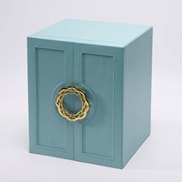 Boîte à bijoux haut de gamme, boîte de rangement à bijoux à tiroirs rigides multicouches avec inserts fonctionnels personnalisés, design de poignées en métal de luxe