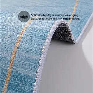 הדפסה גיאומטרית פשוטה שטיח סלון שטיח רחיץ גדול שטיח חדר שינה שטיח סיטונאי שטיח משרדי מלא