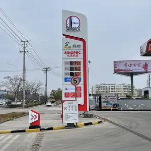 Gas Station Led Display Lcd Display Digital Signage And Displays Advertising Player Screen