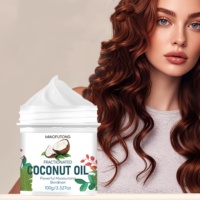 Masque capillaire 2-en-1 végétalien bio antichute et antipelliculaire – Soin nourrissant et rafraîchissant à l'huile de coco pour la croissance des cheveux