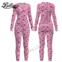 Onesie, pijama acolchoado para mulheres, venda por atacado de 2022 bilhões onesie para dia dos namorados