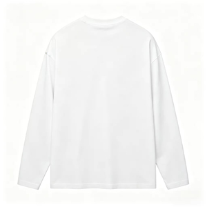 เสื้อยืดคัสตอมผู้ชาย ผ้าฝ้าย 100% เสื้อยืดคุณภาพพรีเมียม คอกลม แขนยาว ผ้าหนา สตรีทแวร์ เสื้อยืดผ้าฝ้าย 100% สำหรับผู้ชาย - Product Image 3
