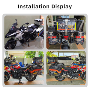 ชุดกล่องเก็บของสำหรับรถมอเตอร์ไซค์ <span class=keywords><strong>Benelli</strong></span> Trk <span class=keywords><strong>502</strong></span> กล่องหลังและกล่องข้าง ทำจากอลูมิเนียมอัลลอยด์ กล่องเก็บของด้านบน กล่องเก็บของด้านข้าง กล่องเก็บเครื่องมือ กล่องแบบกำหนดเอง - Product Image 4