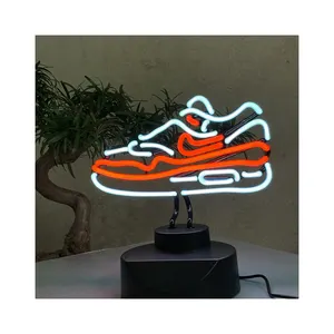 Gritcol Kacamata Tanda Logo Air Max, Sepatu Sneaker Olahraga Lampu Neon Led Kustom Lampu Neon