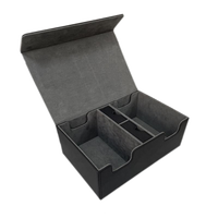 Boîte de jeu en cuir PU personnalisée Yugioh 400 + jeu de cartes Boîte de jeu de cartes en cuir PU de qualité supérieure