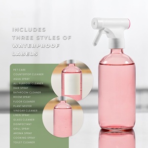 Wholesale pink Pump Hair Spray <b>Bottle</b> Luxury 350ml/500ml <b>Empty</b> <b>Plastic</b> Fine Mist Body Spray <b>Bottles</b> for Facial Cleanser - Product Image 5