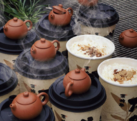 Mini théière en céramique Offre Spéciale rouge et noir Capybara décoration sur tasses à thé à bulles tasses à café avec autocollants prêt à expédier