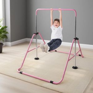 Adjustable Height Folding Gymnastics <strong>Horizontal</strong> <strong>Bars</strong> Junior Training Equipment for Kids Fitness Gymnastics <strong>Bars</strong> - Product Image 6