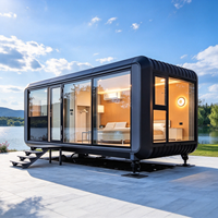 Cabane Apple moderne, maison préfabriquée modulaire, pièce de jardin extérieure, bureau insonorisé, pod portable, maison de jardin