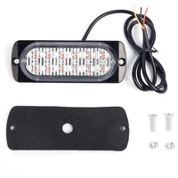 Luz Estroboscópica de Advertencia para Automóvil, 12SMD, Luz Intermitente de Emergencia para Parrilla, Luz de Señalización para Remolque, Camioneta, SUV, Luz Lateral LED de Tráfico