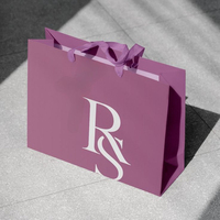 Grands sacs en papier à provisions de luxe personnalisés avec votre propre logo sac cadeau en papier sacs en papier vert personnalisés imprimés