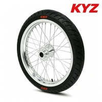 Ensemble de roues Supermoto Motard KYZ Sur-Ron Light Bee X 17 pouces, jantes en alliage CNC argentées 1.60 2.15, ensemble de mise à niveau haute performance pour vélo électrique