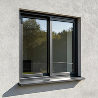 Ventana Corredera de Aluminio y Vidrio con Aislamiento Térmico, Sellada, Impermeable, Resistente a la Humedad y al Óxido, para Cocina, en Oferta