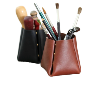 Portapenne in pelle con motivo a <span class=keywords><strong>vaso</strong></span> - Product Image 3