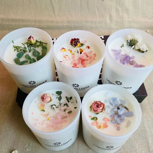 AIKUN Handmade Crystal Dried Flower Votive Candle Soy Wax Holidays Mother's Day Christmas Ramadan No Reviews yet 100 Sold - Product Image 5