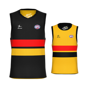 Fútbol personalizado Afl Jersey Poliéster Secado rápido Sublimación Imprimir Entrenamiento Jugar Camisetas de rugby sin mangas - Product Image 6