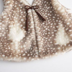 เสื้อโค้ทขนสัตว์เทียมแขนกุดสำหรับเด็กผู้หญิงเสื้อโค้ทฤดูหนาวสไตล์เกาหลี XXX - Product Image 6