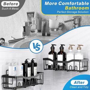 ชั้นวางของในห้องน้ำแบบติดผนัง สแตนเลสกันสนิม ชั้นเดียว ดีไซน์ทันสมัย - Product Image 3