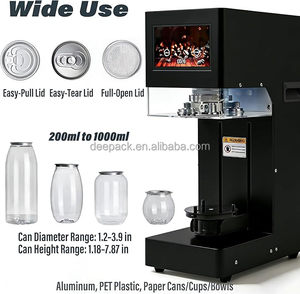 Nueva Máquina Selladora Inteligente de Alta Velocidad 3S con Pantalla Táctil Sin Rotación para Latas de Café, Refrescos, Aluminio y Plástico - Product Image 4